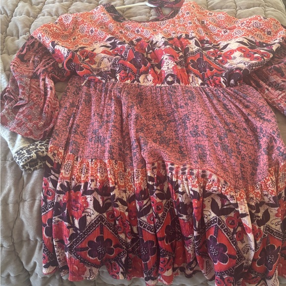 Bohemian Floral Maxi Dress - Picture 2 of 4